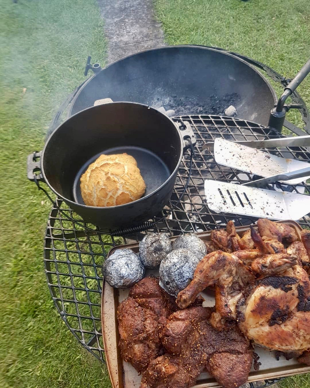 THE ULTIMATE - BBQ / FIRE PIT - 1200mm + FREE Vinyl Cover