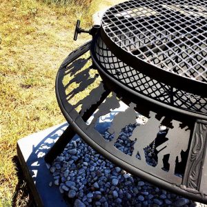 bbq fire pit 900mm