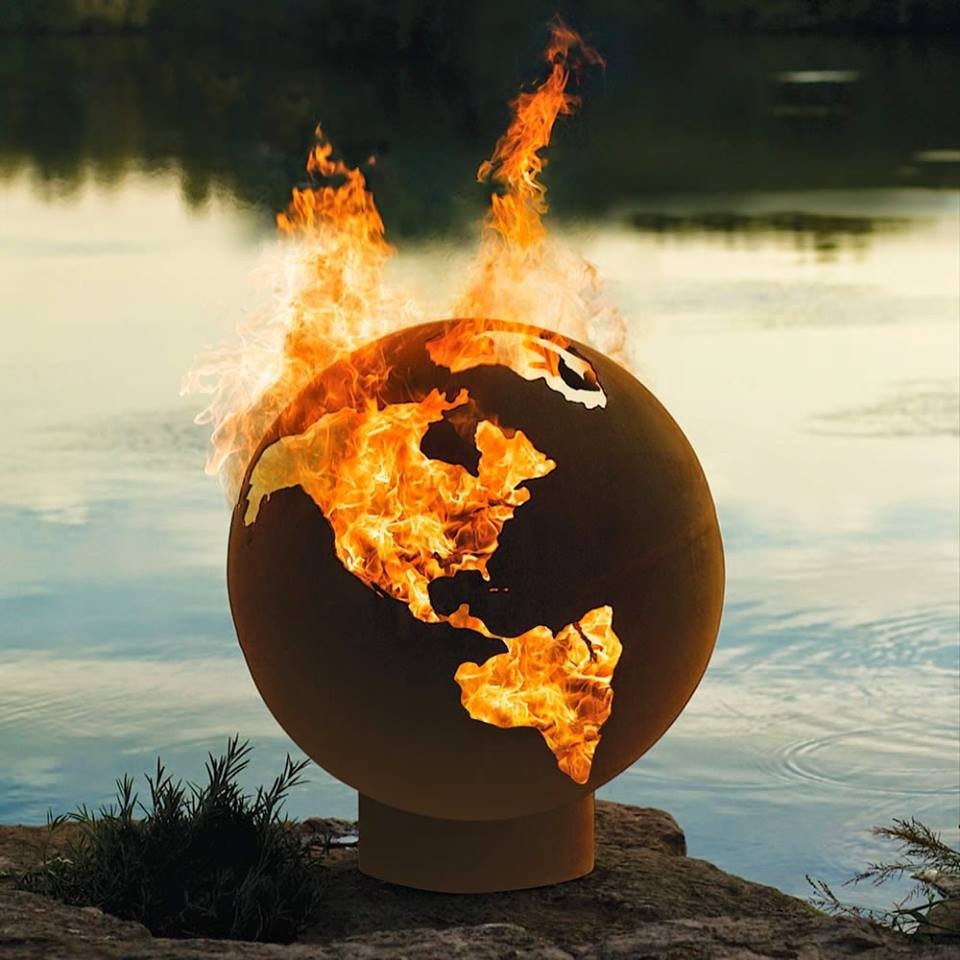 Stylish Fire Globe Pits